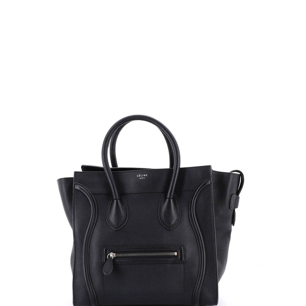 Celine Luggage Bag Grainy Leather Mini #219889C13B